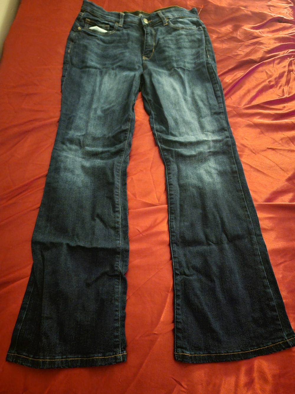 St. John's Bay Dark Blue Flare Jeans